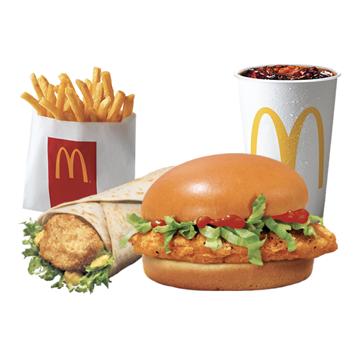 Duo Mabrouk : P'tit Wrap + Chickenburger
