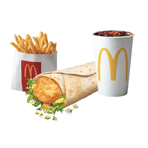 Menu P'tit Wrap Miel Moutarde