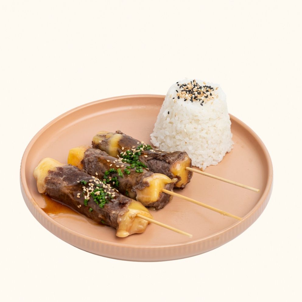 Brochettes&nbsp;Yaki Guy Cheese